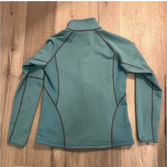 L.L. Bean Teal Green Fleece Lined Full-Zip Outdoor Jacket Women's Medium NWOT - Picture 6 of 12